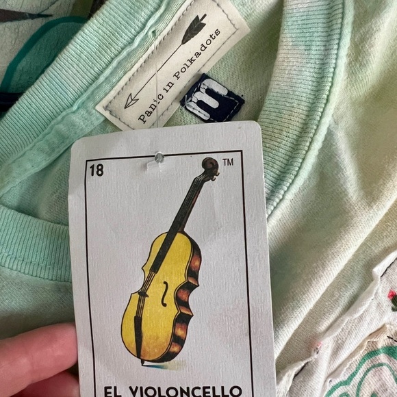 Ransom Note Tee Shirt - Sherbet Tie Dye - Picture 4 of 10